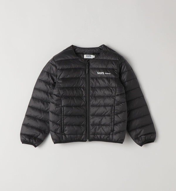 SHIPS Colors 「SHIPS Colors:90～140cm /〈洗濯機可能〉パディング ライト ジャケット」|ブルゾン・スタジャン|ブラック