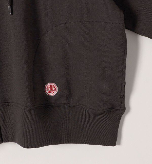 SHIPS any「SHIPS any:〈洗濯機可能〉USAコットン 裏毛 ジップ コンパクト パーカー」|パーカー|