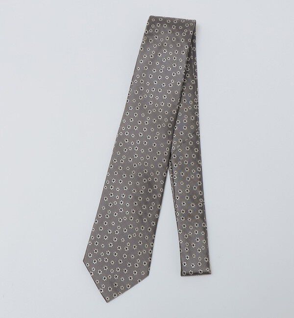 SHIPS Colors 「SHIPS Colors:シルク 小紋柄 ネクタイ1」|ネクタイ・蝶ネクタイ|チャコールグレー