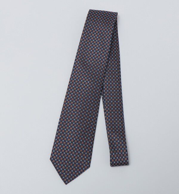 SHIPS Colors 「SHIPS Colors:シルク 小紋柄 ネクタイ1」|ネクタイ・蝶ネクタイ|ダークブルー