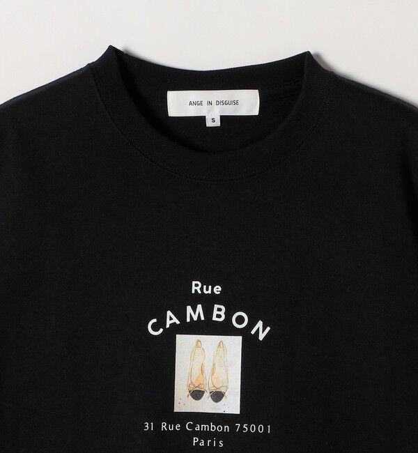 quaranciel「ANGE IN DISGUISE:〈手洗い可能〉コットン フォト & ロゴ TEE 26SS」|Tシャツ・カットソー|