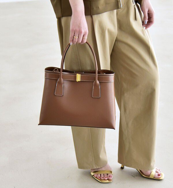 quaranciel「quaranciel: バックル 2way トート バッグ（A4対応）」|トートバッグ|