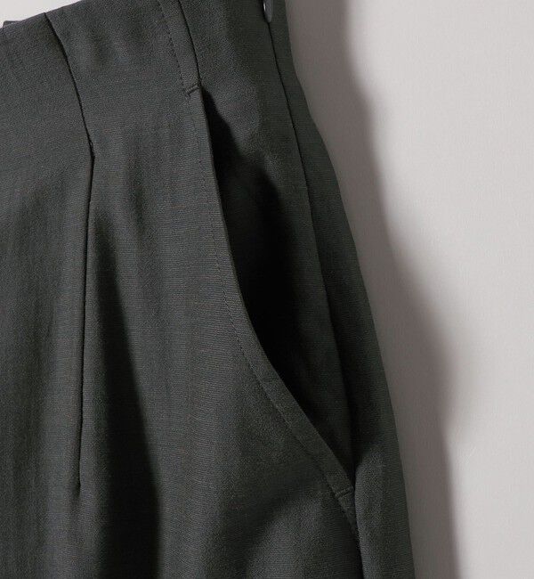 quaranciel「quaranciel:〈洗濯機可能〉リネン ミックス ハイウエスト ワイド パンツ」|その他|