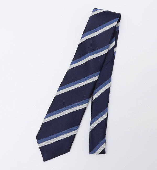 SHIPS「SHIPS: シルク バスケット レジメンタル ネクタイ」|ネクタイ・蝶ネクタイ|