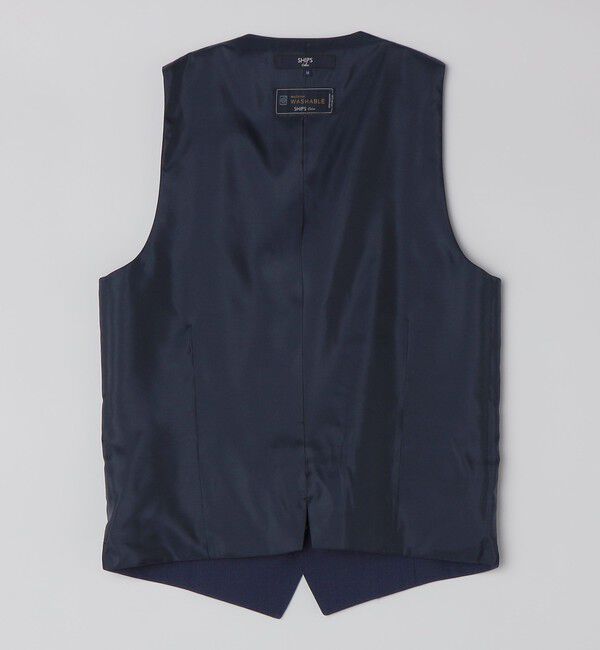 SHIPS Colors 「SHIPS Colors:〈洗濯機可能〉T/W スーツ ベスト(セットアップ対応可能)」|ベスト・ジレ|