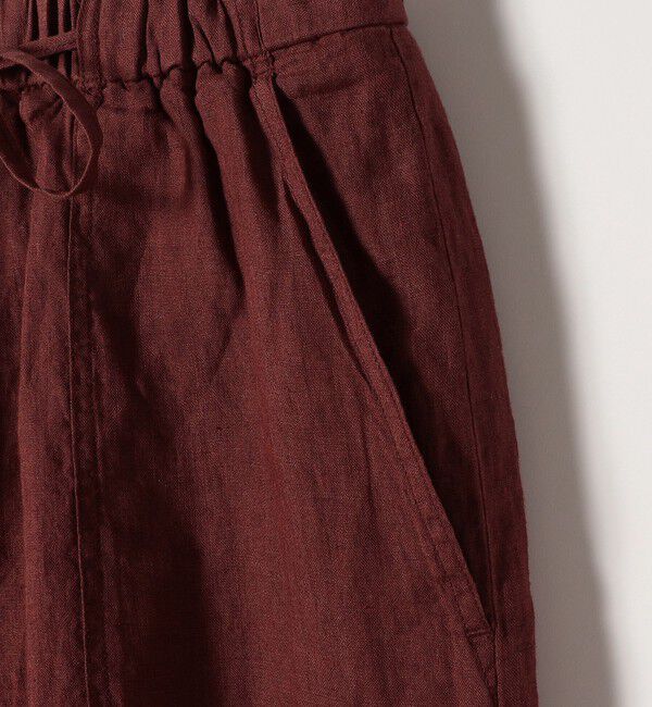 SHIPS any「SHIPS any:〈洗濯機可能〉リネン イージー ベイカー パンツ」|その他|