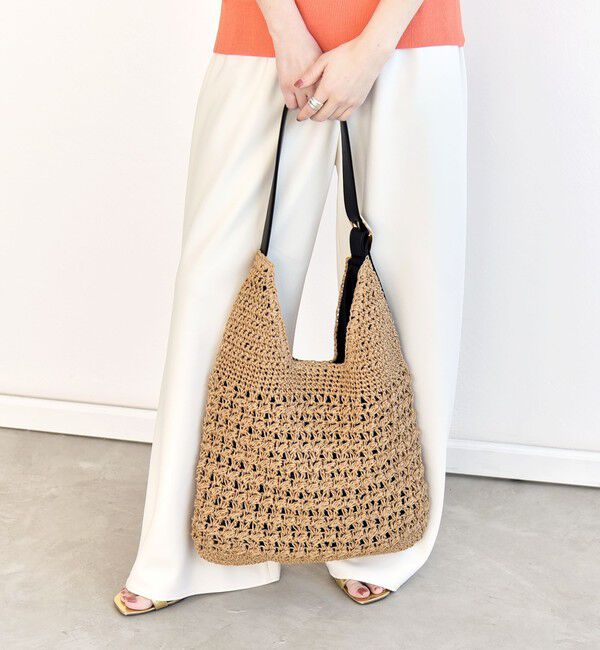 quaranciel「quaranciel: バックル ショルダー ペーパー トート バッグ（A4対応）」|トートバッグ|