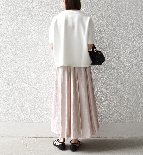 SHIPS any「SHIPS any:〈洗濯機可能〉ツイル アウト シーム イージー ギャザー スカート」|スカート|