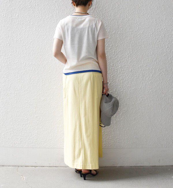 SHIPS any「SHIPS any:〈手洗い可能〉レイヤード シアー ワッフル TEE」|Tシャツ・カットソー|