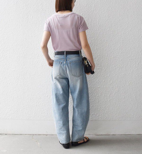 SHIPS any「SHIPS any:〈手洗い可能〉レイヤード シアー ワッフル TEE」|Tシャツ・カットソー|