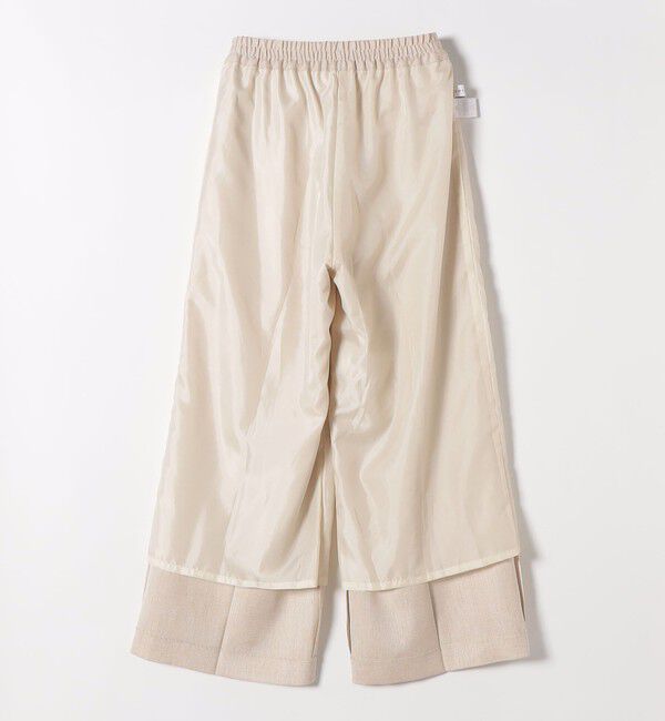 quaranciel「《予約》quaranciel:〈洗濯機可能〉スキッパー ワンピース＆イージー ワイドパンツ セットアップ」|ワンピース|