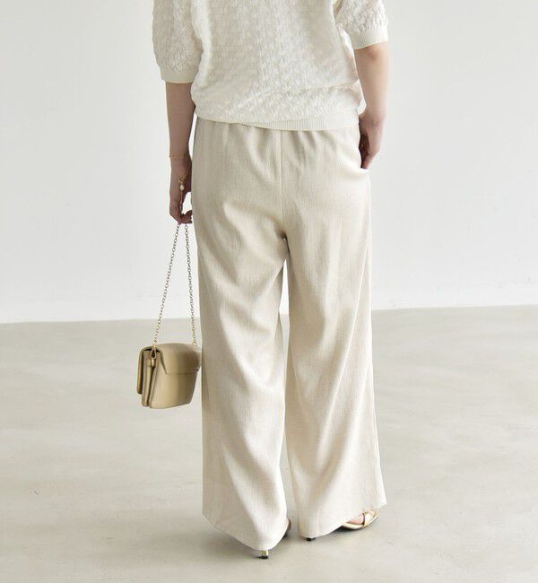 quaranciel「《予約》quaranciel:〈洗濯機可能〉ポケットドロスト シャツ＆イージー ワイドパンツ セットアップ」|ワンピース|