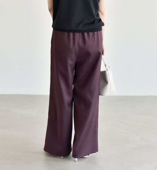 quaranciel「《予約》quaranciel:〈洗濯機可能〉ポケットドロスト シャツ＆イージー ワイドパンツ セットアップ」|ワンピース|