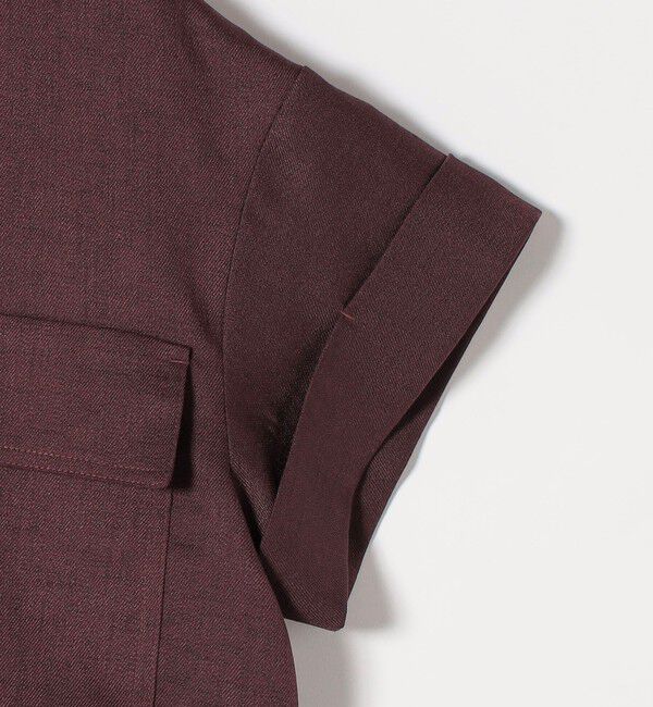 quaranciel「《予約》quaranciel:〈洗濯機可能〉ポケットドロスト シャツ＆イージー ワイドパンツ セットアップ」|ワンピース|