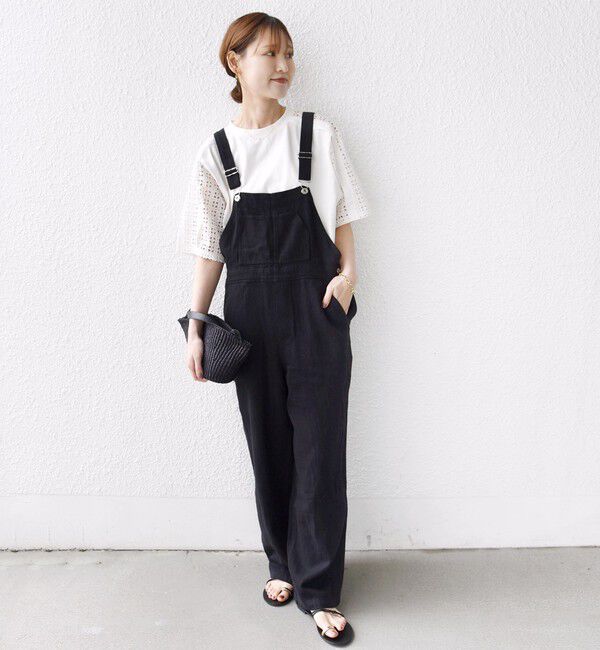 SHIPS for women「《予約》【WEB限定】〈手洗い可能〉レース コンビ ショート スリーブ カットソー」|Tシャツ・カットソー|