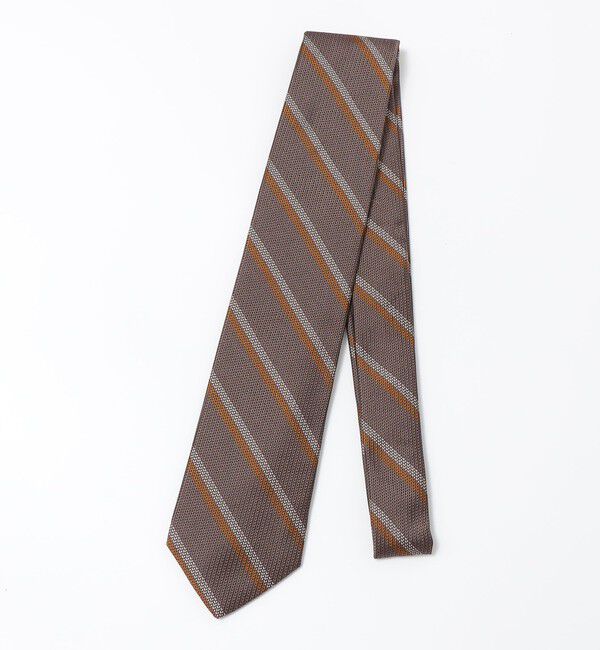 SHIPS「SHIPS: シルク ラージ バスケット リバース レジメンタル ネクタイ」|ネクタイ・蝶ネクタイ|