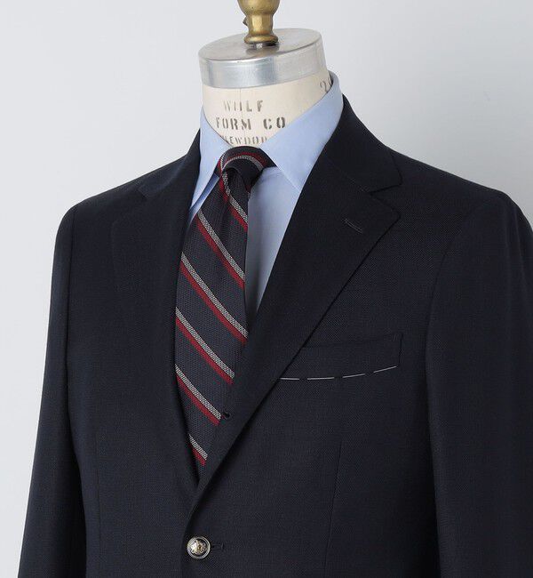 SHIPS「SHIPS: シルク ラージ バスケット リバース レジメンタル ネクタイ」|ネクタイ・蝶ネクタイ|