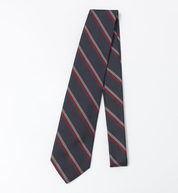 SHIPS「SHIPS: シルク ラージ バスケット リバース レジメンタル ネクタイ」|ネクタイ・蝶ネクタイ|