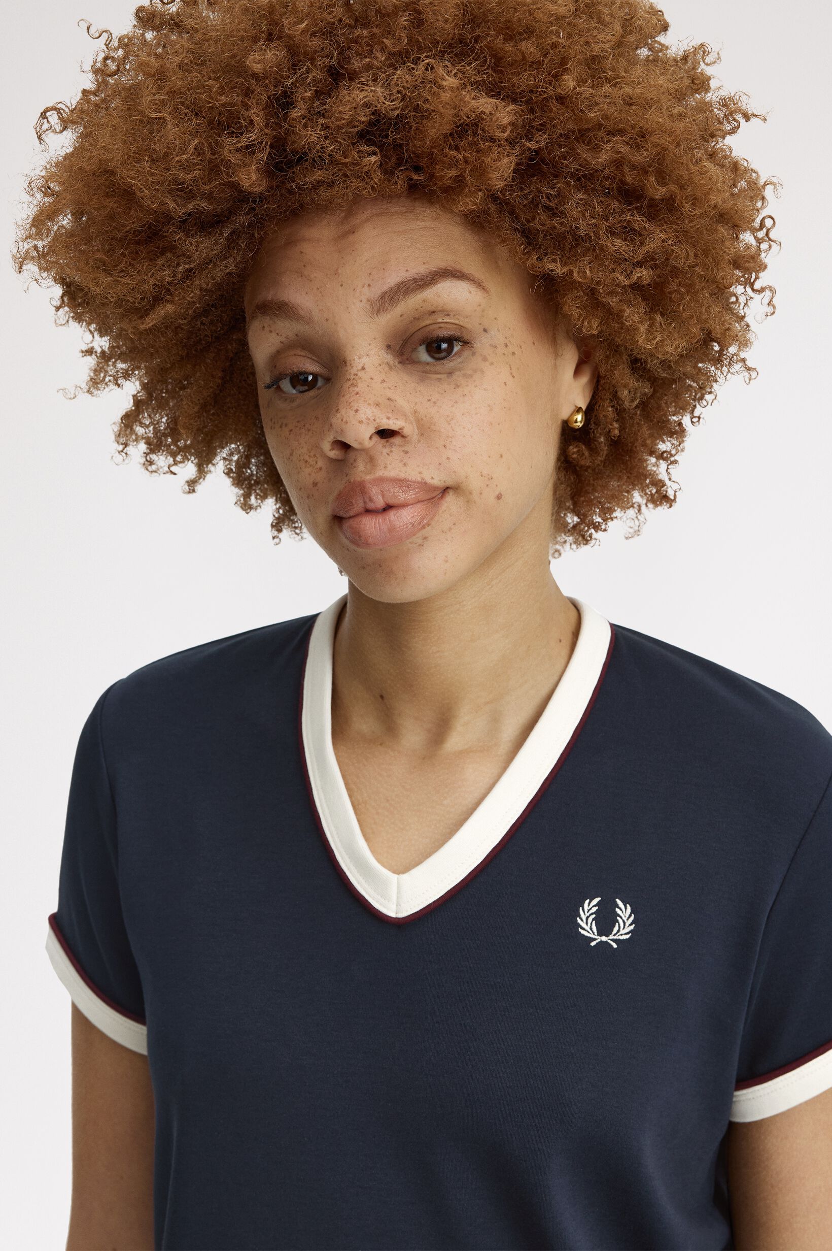FRED PERRY 「Piped Seams V-Neck T-Shirt Dress」|ワンピース|