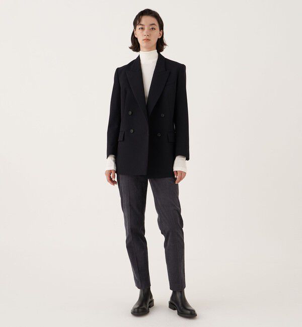 DES PRES「シルクコットンリブ ハイネックプルオーバー」|Tシャツ・カットソー|