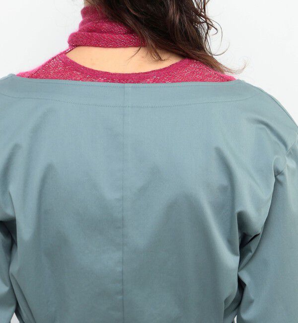 BACCA「ストレッチコットン ショートジップアップブルゾン」|ブルゾン・スタジャン|