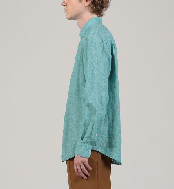 TOMORROWLAND MENS「リネン セミワイドカラーシャツ」|シャツ・ブラウス|