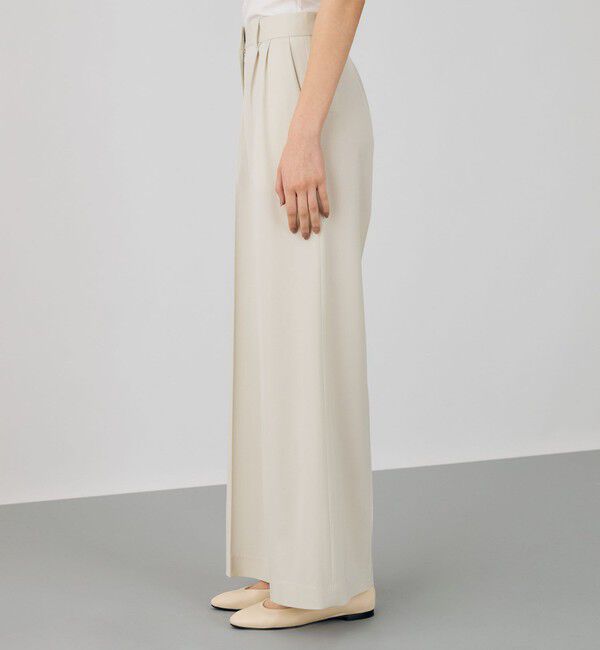 DES PRES「ハイツイストギャバジン タックパンツ」|スラックス|