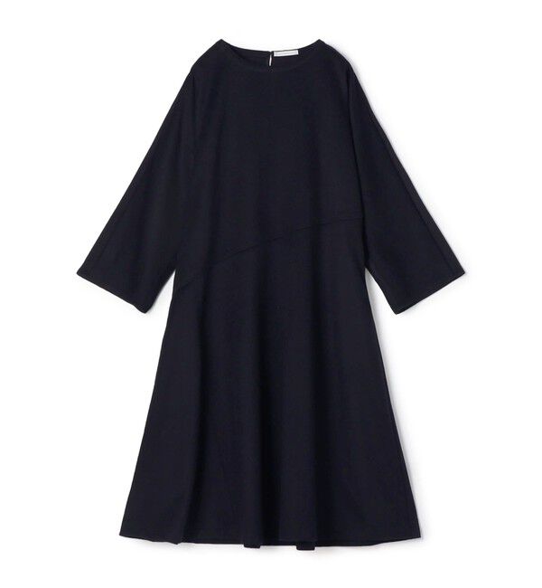GALERIE VIE「スムースビーバー ワイドヘムワンピース」|ワンピース|69 ネイビー