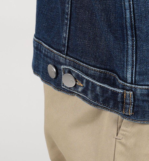 TOMORROWLAND MENS「【別注】PT TORINO ストレッチデニム トラッカージャケット」|ブルゾン・スタジャン|