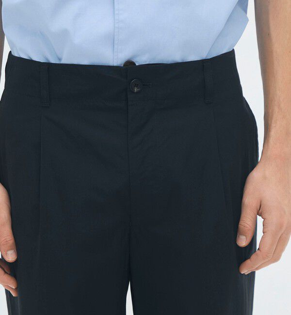 CABaN「CABaN シャトルポプリン 1タックパンツ」|チノ|