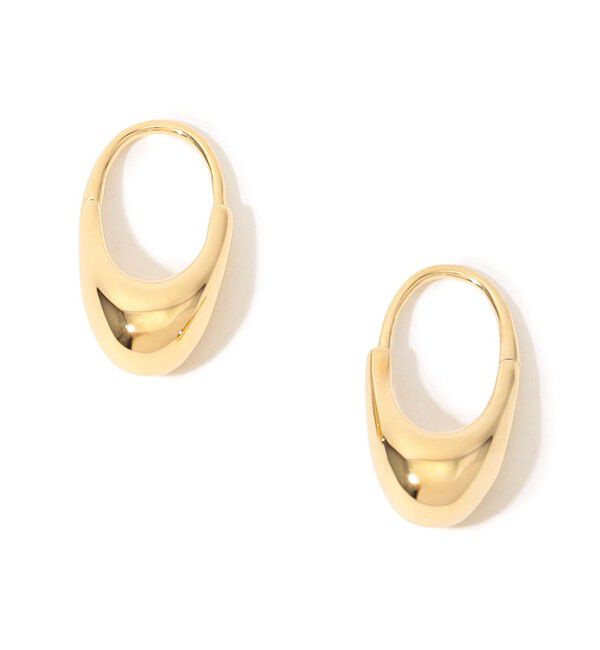 TOMORROWLAND GOODS「Otiumberg. Roscida Drop Hoop ピアス」|ピアス|91 ゴールド