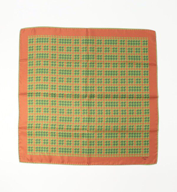 TOMORROWLAND GOODS「LE LYS シルク プリントスカーフ」|バンダナ・スカーフ|