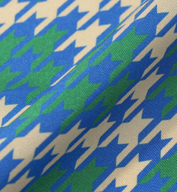 TOMORROWLAND GOODS「LE LYS シルク プリントスカーフ」|バンダナ・スカーフ|