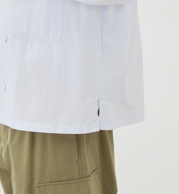 GALERIE VIE「クリスプライトコットン シャツブルゾン」|ブルゾン・スタジャン|