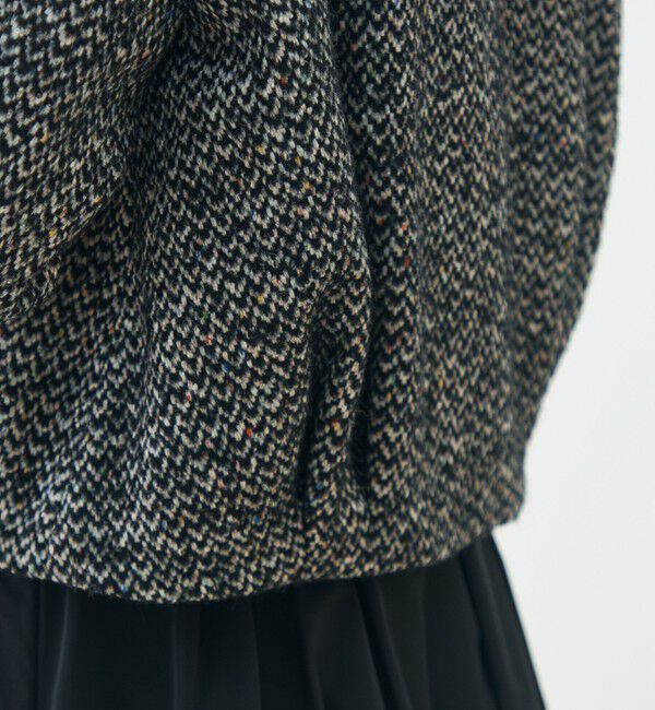 TOMORROWLAND collection「カラーネップホームスパン フーデットブルゾン」|ブルゾン・スタジャン|