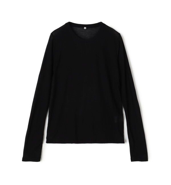 TOMORROWLAND GOODS「BASERANGE バンブー ロングスリーブプルオーバー」|Tシャツ・カットソー|19 ブラック