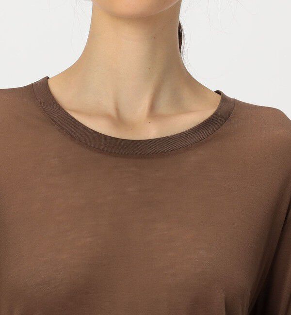 TOMORROWLAND GOODS「BASERANGE バンブー ロングスリーブプルオーバー」|Tシャツ・カットソー|