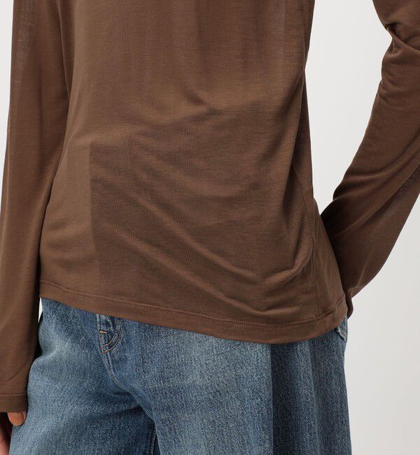 TOMORROWLAND GOODS「BASERANGE バンブー ロングスリーブプルオーバー」|Tシャツ・カットソー|