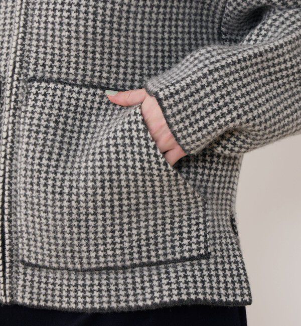 GALERIE VIE「オーストラリアンラムズウールダブルフェイス ジップアップブルゾン」|ブルゾン・スタジャン|