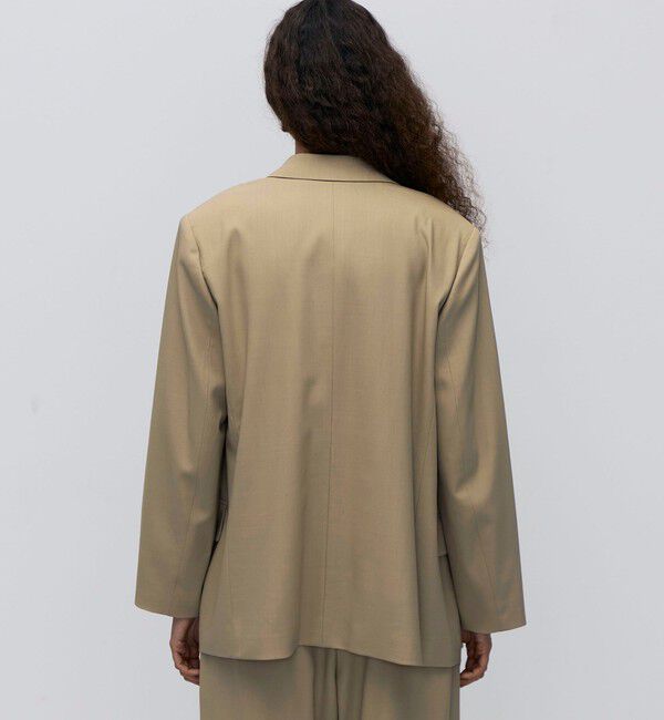 BACCA「ウールドスキン アンボタンシングルジャケット」|テーラードジャケット|