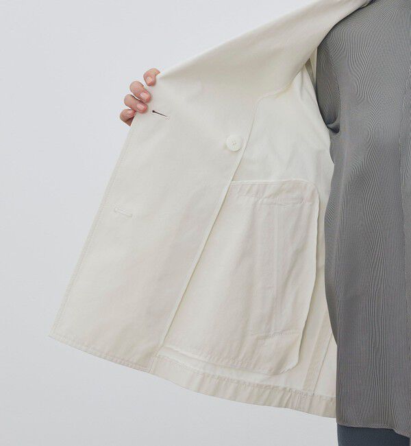 DES PRES「コットンドライクロス ショートトレンチコート」|トレンチコート|