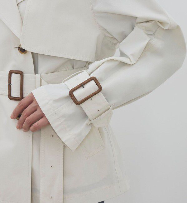 DES PRES「コットンドライクロス ショートトレンチコート」|トレンチコート|