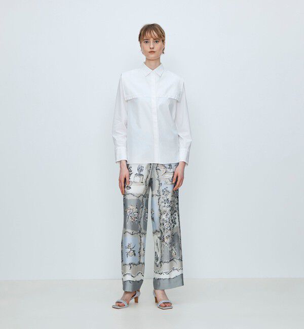 TOMORROWLAND collection「コンパクトブロード セーラーカラーブラウス」|シャツ・ブラウス|