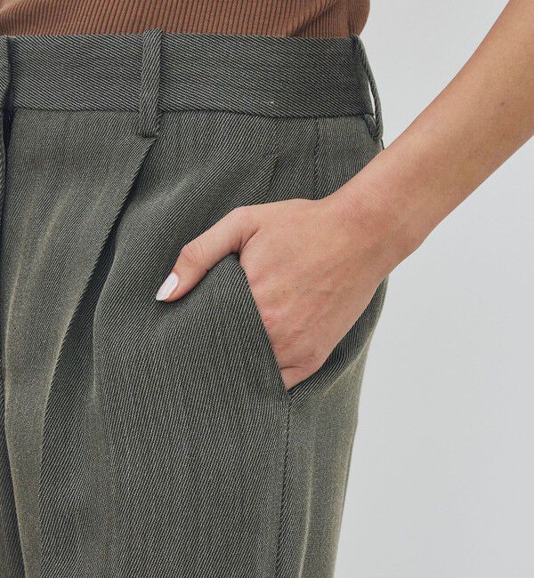 DES PRES「ハイツイストカルゼ ワンタックパンツ」|スラックス|