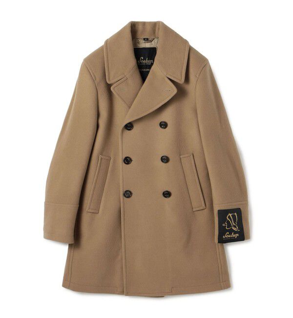 TOMORROWLAND BUYING WEAR「Sealup GENOVA ウールライトメルトン Pコート」|ピーコート|45 キャメル