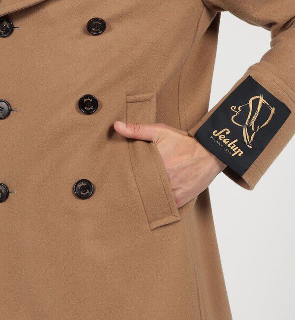 TOMORROWLAND BUYING WEAR「Sealup GENOVA ウールライトメルトン Pコート」|ピーコート|