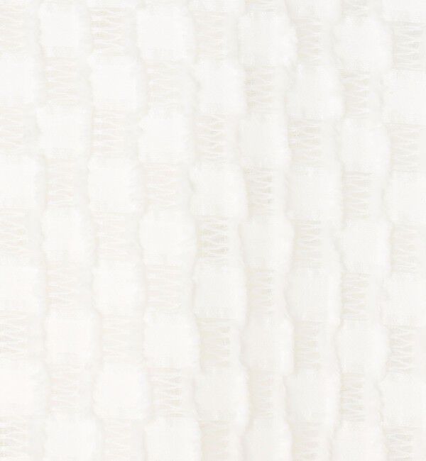 Ballsey「グリッドカットジャカード ノースリーブブラウス」|シャツ・ブラウス|