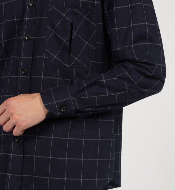 TOMORROWLAND BUYING WEAR「ERRICO FORMICOLA コットンチェック オーバーシャツ」|シャツ・ブラウス|