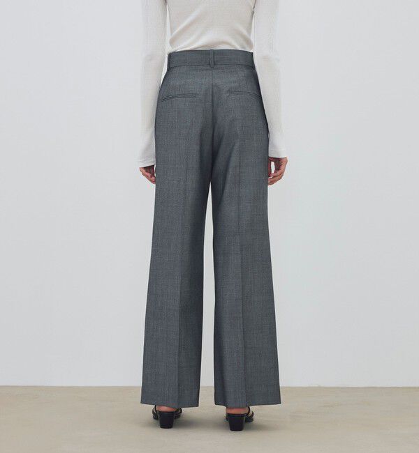 DES PRES「ウーステッドウール モヘヤ 2タックパンツ」|スラックス|