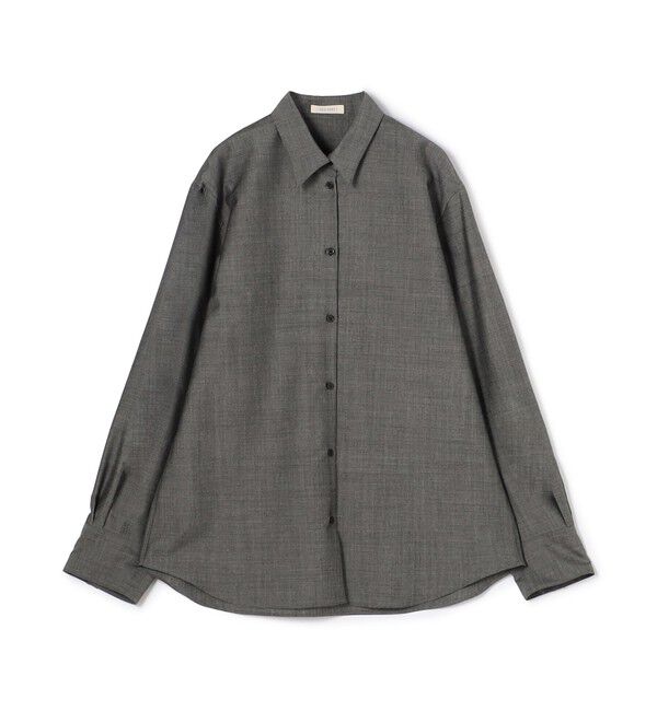 DES PRES「ウーステッドウールモヘヤ ドレスシャツ」|シャツ・ブラウス|18 ブラック系